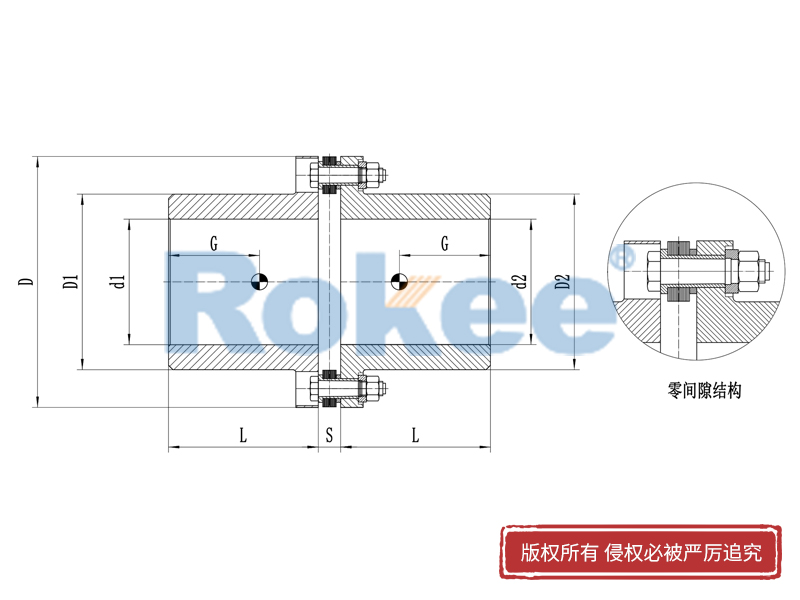 RLA標(biāo)準(zhǔn)單節(jié)膜片聯(lián)軸器