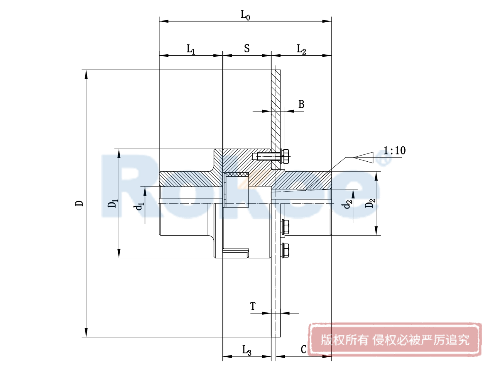 LMPK型帶制動盤梅花彈性聯(lián)軸器